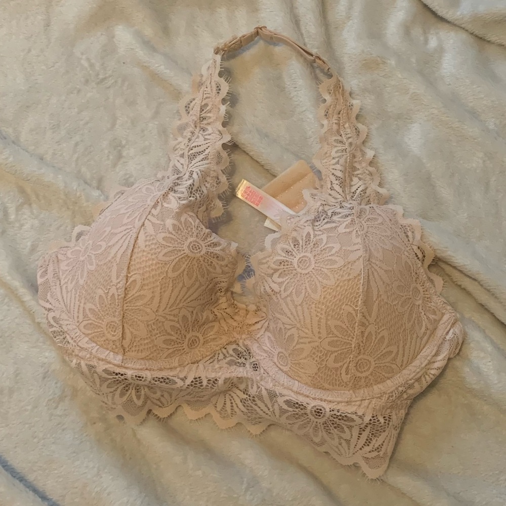 Pink Victoria’s Secret Halter Bralette